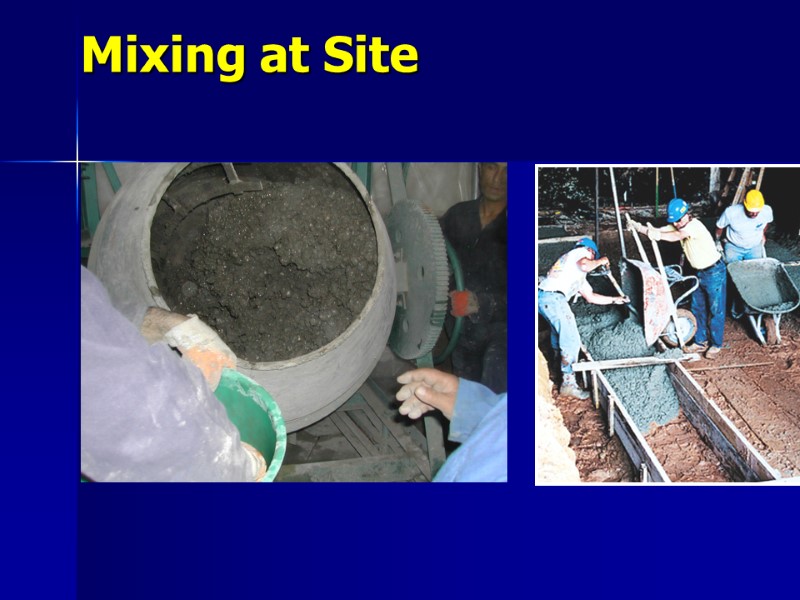 Mixing at Site